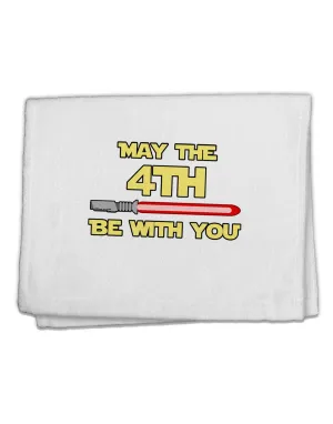 4th Be With You Beam Sword 11&#x22;x18&#x22; Dish Fingertip Towel by TooLoud