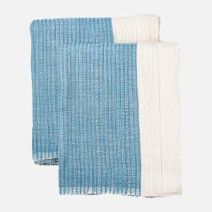 Addis Teal Decorative Hand Towels Set 2