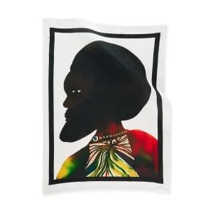 Afromuses Couple Linen Tea Towel - Man