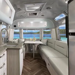 Airstream Solid Custom Curtains for International Travel Trailers