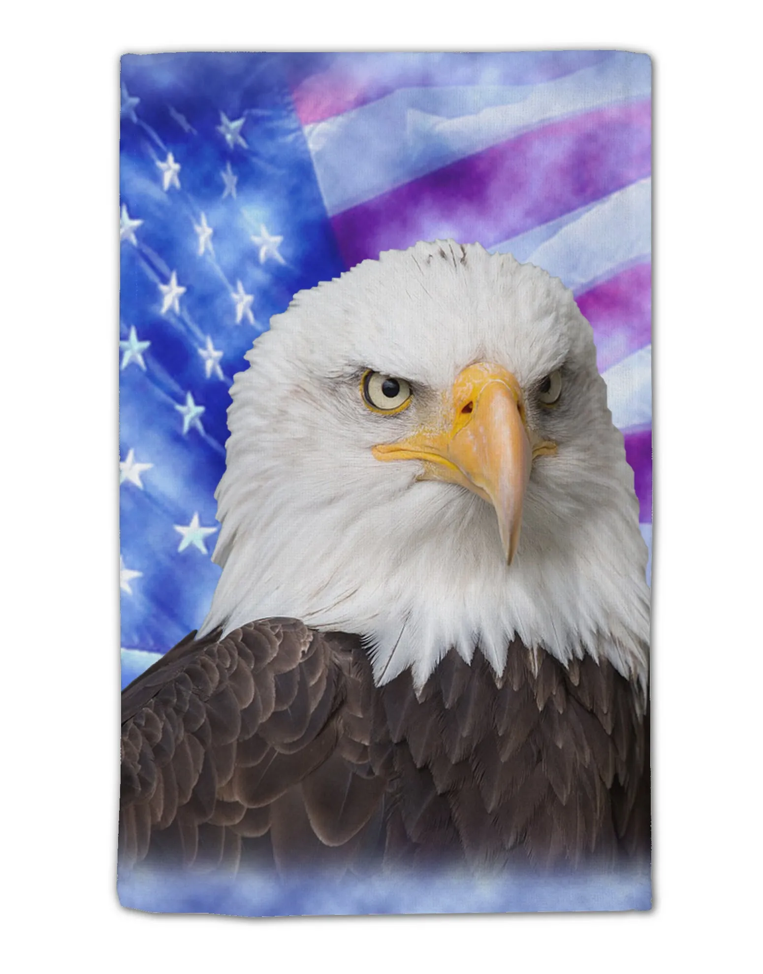 All American Eagle All Over 11&#x22;x18&#x22; Dish Fingertip Towel All Over Print by TooLoud