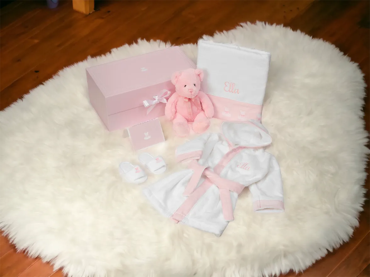 Baby Spa Personalised Gift Hamper - Pink