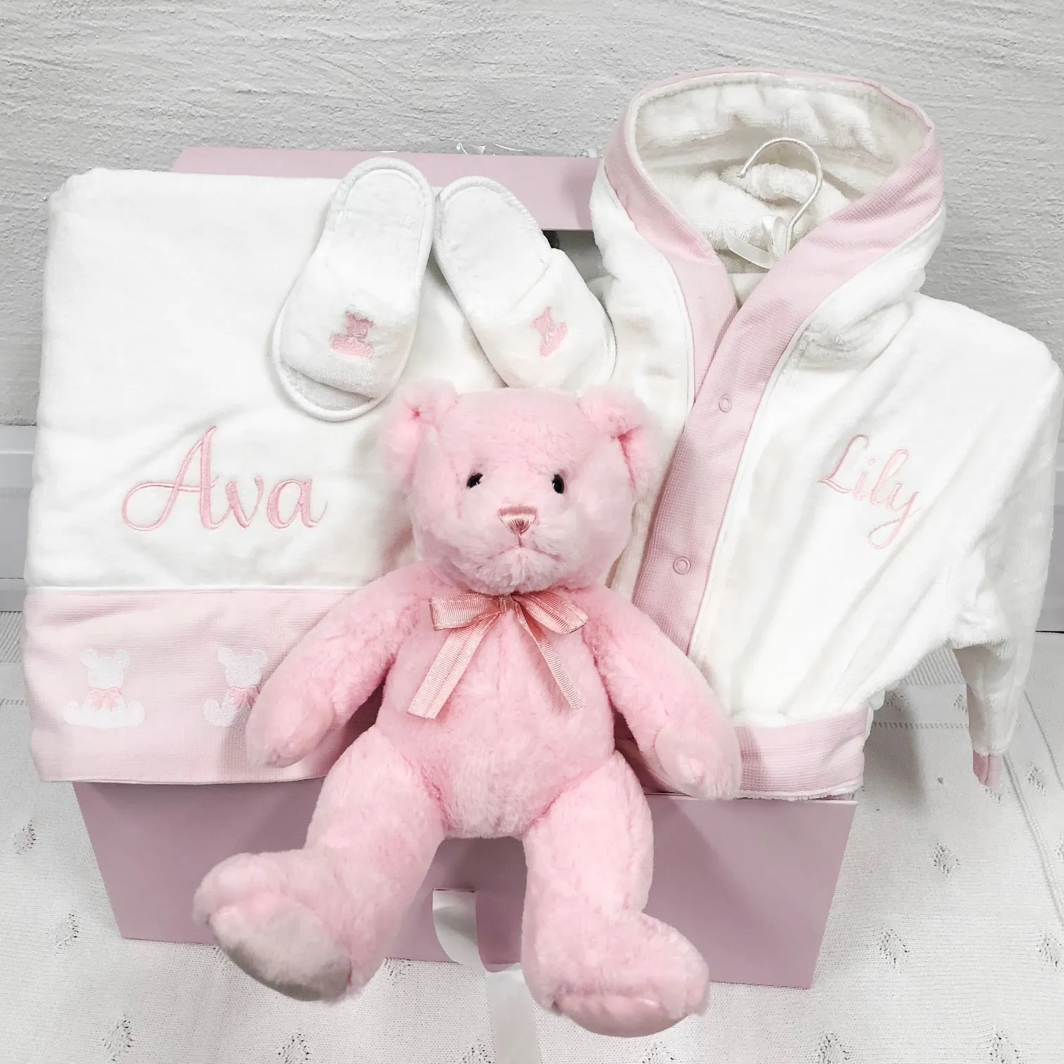 Baby Spa Personalised Gift Hamper - Pink