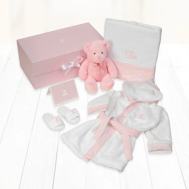 Baby Spa Personalised Gift Hamper - Pink