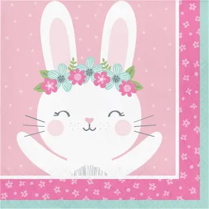 Birthday Bunny Lunch Napkins (16/Pkg)