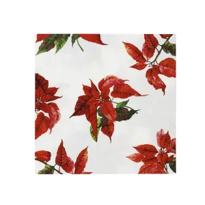 Botanical "Poinsettia" Lunch Paper Napkin