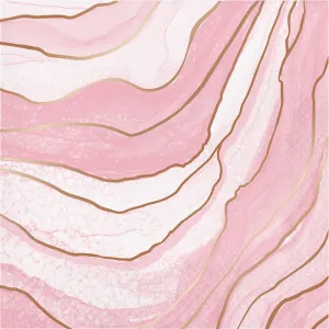 Bulk Rose All Day Geode Luncheon Napkins (192 per Case)