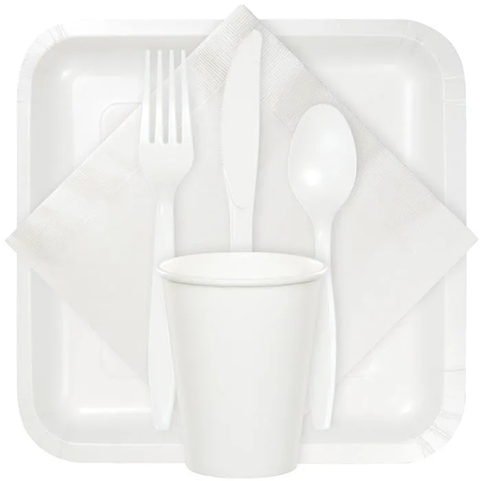 Bulk White 2 ply Beverage Napkins (600 per Case)