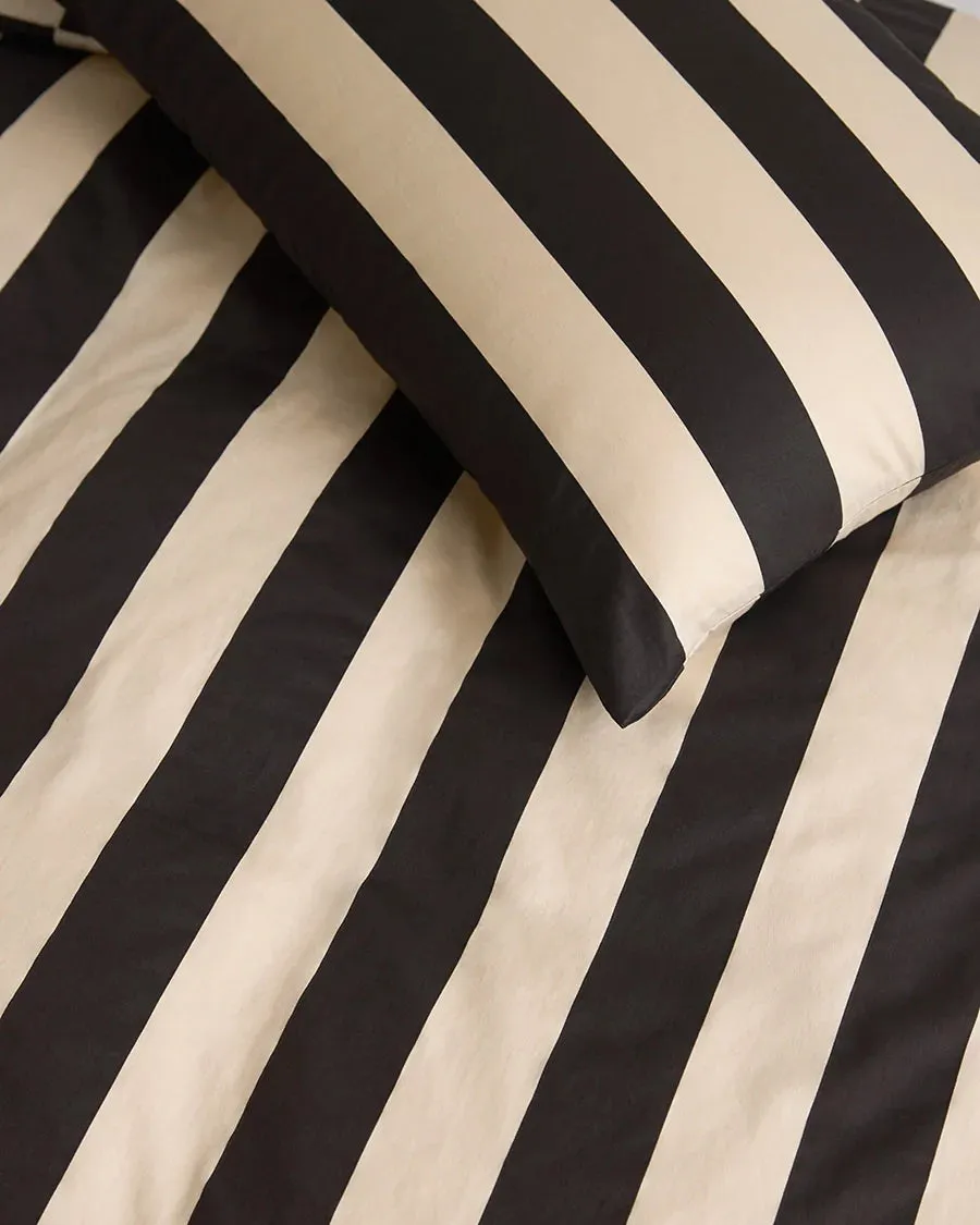 Hommey Pillowcase Set - Vanilla Bean Stripe