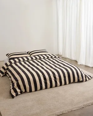 Hommey Pillowcase Set - Vanilla Bean Stripe