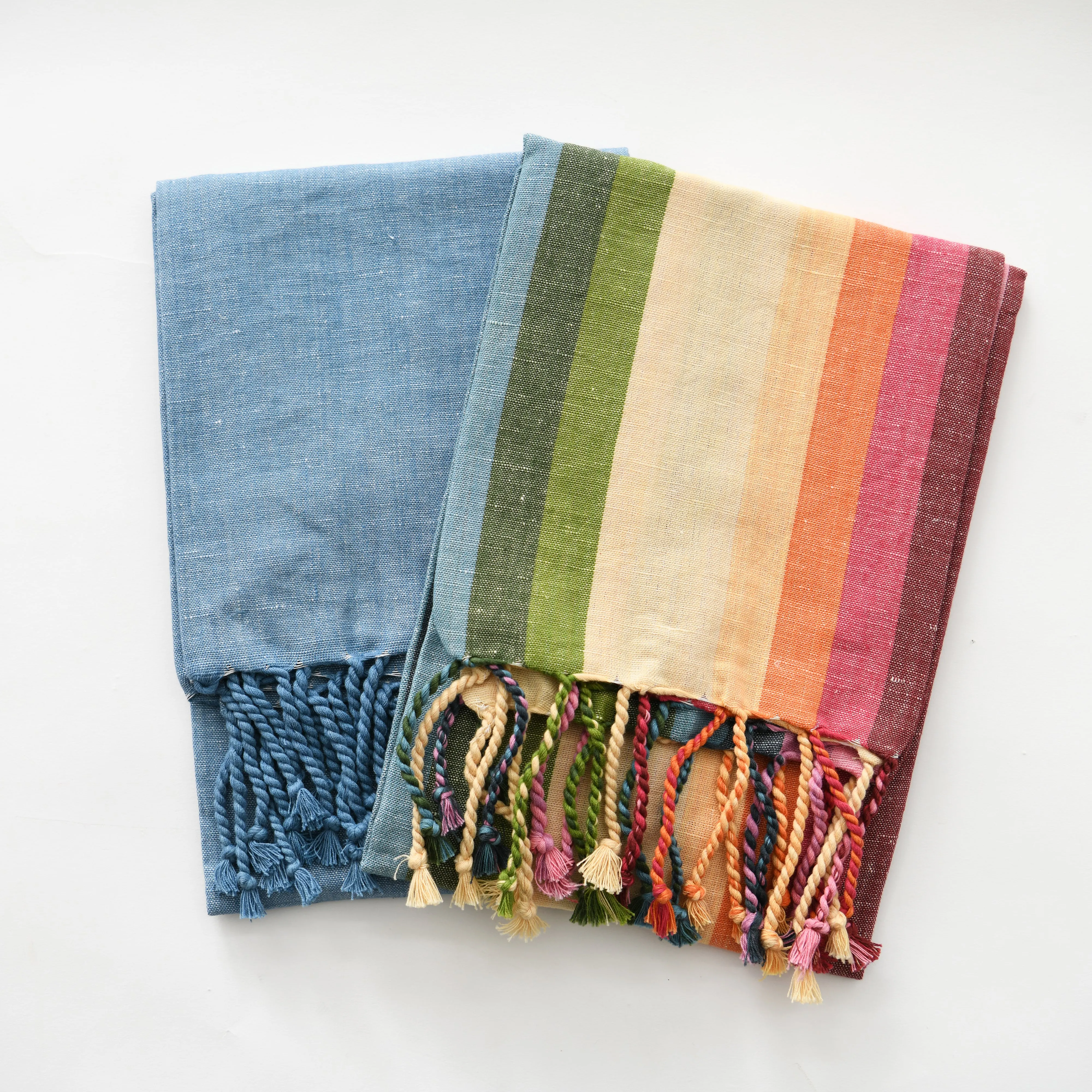 Linen   Cotton Hand Towel - Prism