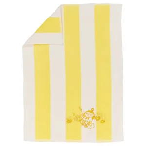 Little My Stripe Hand Towel 50 x 70 cm Yellow - Moomin Arabia