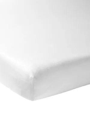 Meyco Fitted Sheet  White 120x60