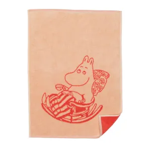 Moominmamma hand towel 50x70cm Peach - Moomin Arabia