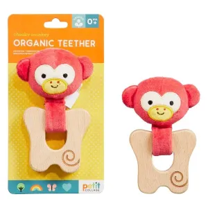 Petit Collage Cheeky Monkey Organic Teether