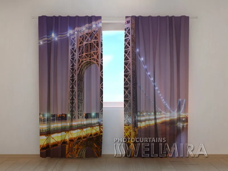 Photo Curtain G. Washington Bridge﻿