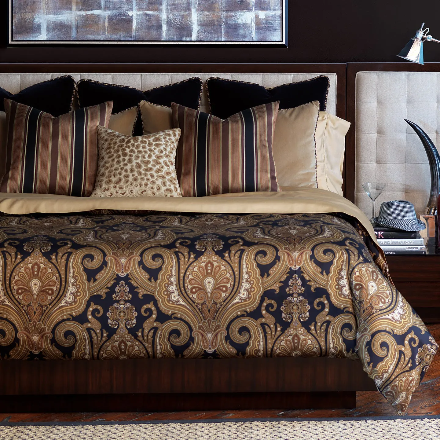 Pomona Onyx Duvet Cover (Full 78x88)