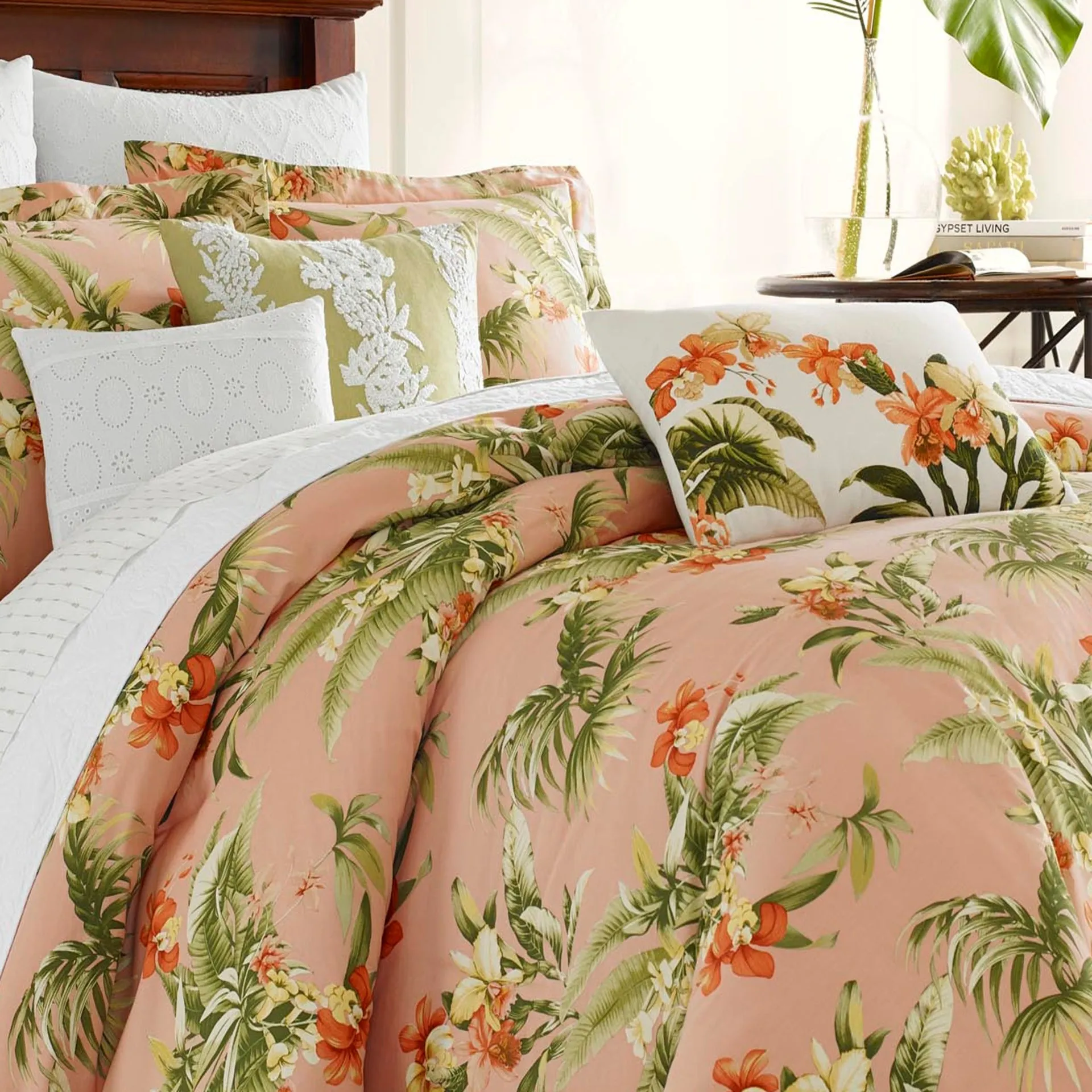 Siesta Key Cantaloupe Quilt Cover Set by Tommy Bahama