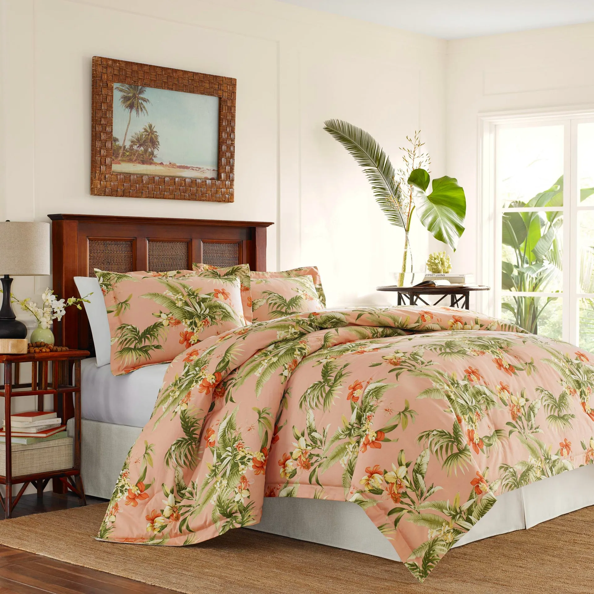 Siesta Key Cantaloupe Quilt Cover Set by Tommy Bahama