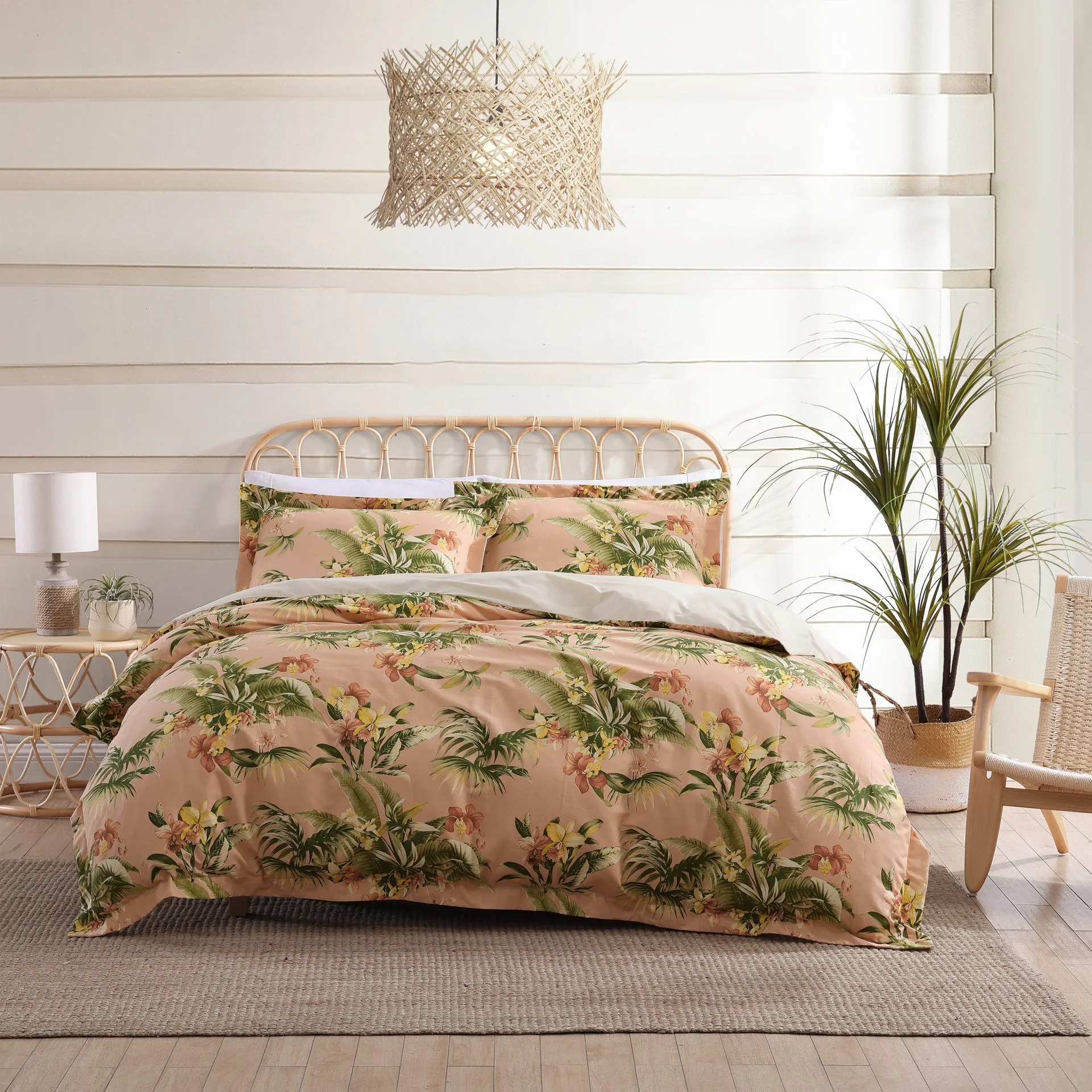 Siesta Key Cantaloupe Quilt Cover Set by Tommy Bahama