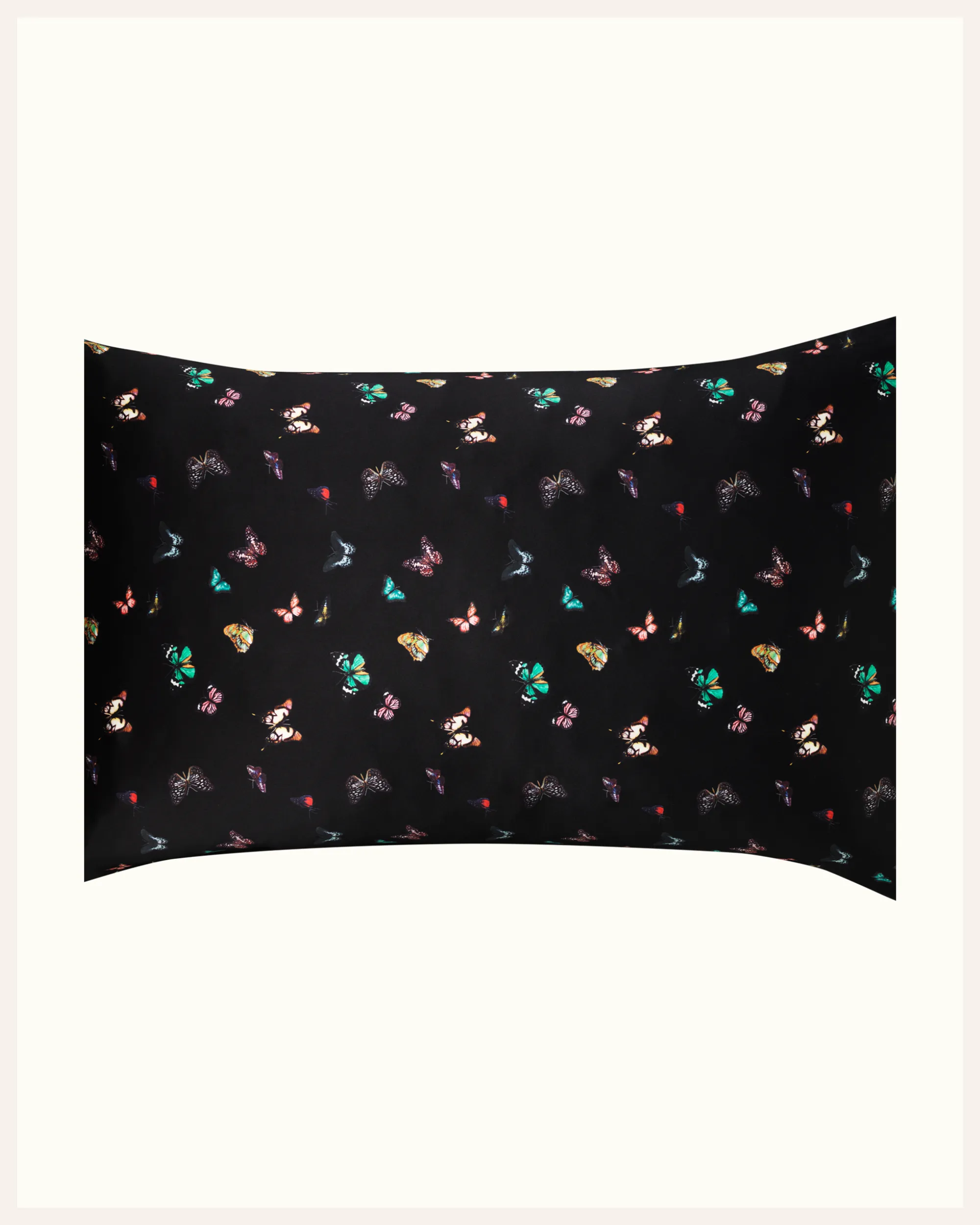 Silk Pillowcase 50x75 cm | Columba Black